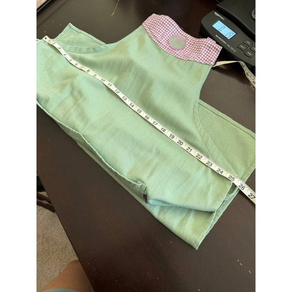 SUZANNE SOMERS Womens Apron Cottagecore Retro Gingham Farmhouse One Size